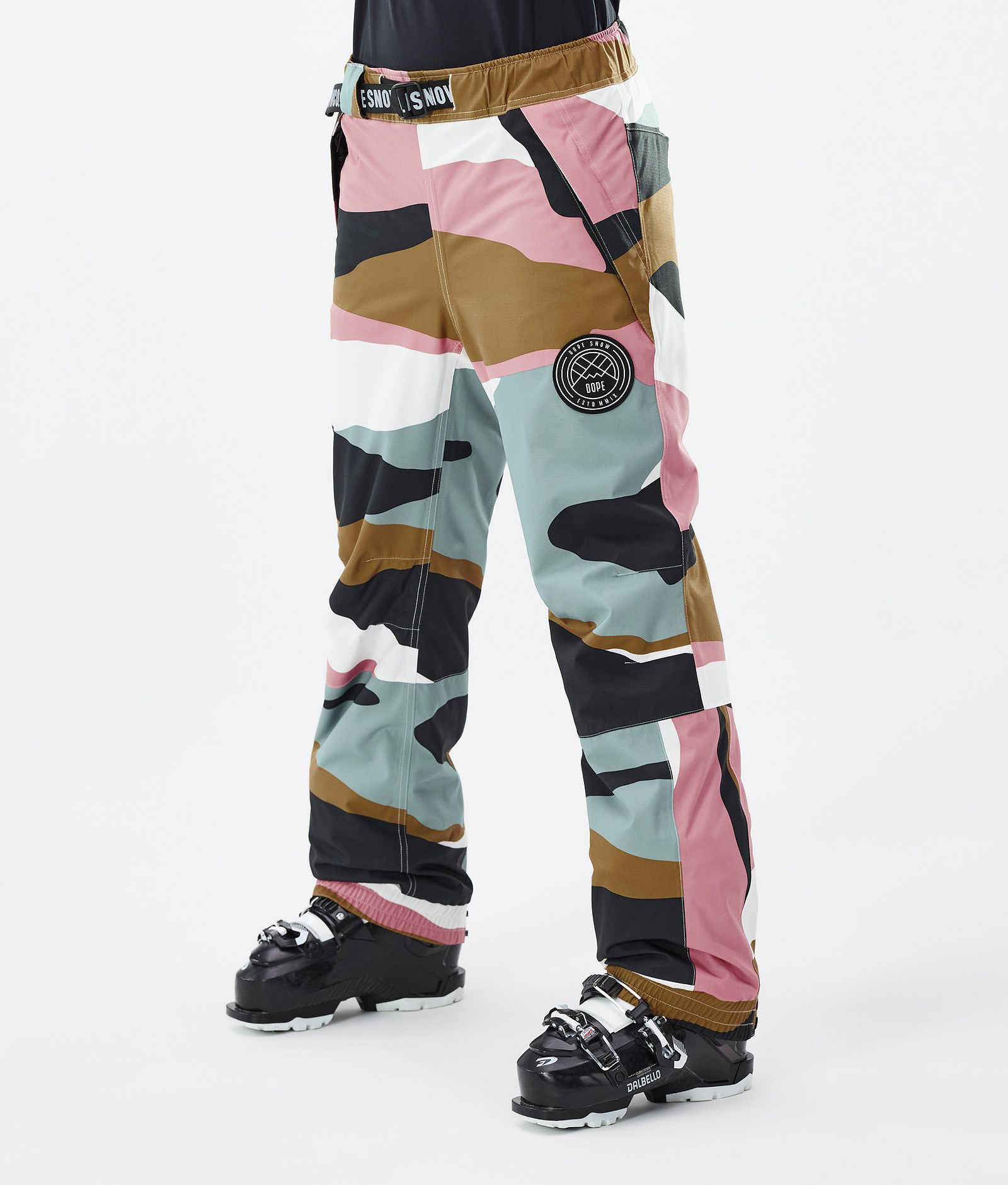 Dope Blizzard W Pantalon de Ski Femme Shards Muted Pink, Image 1 sur 5