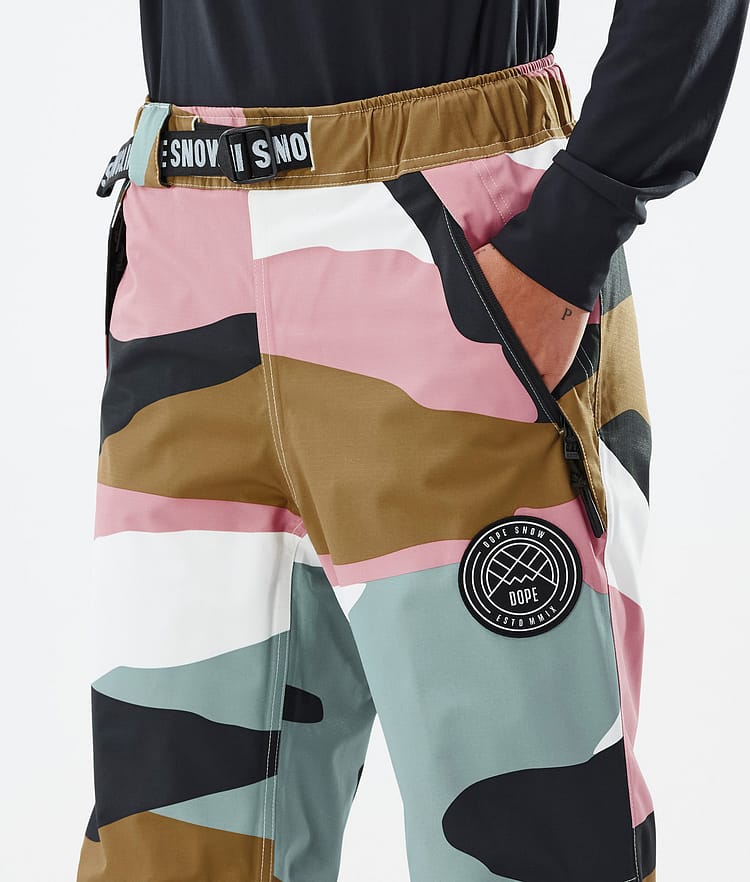 Dope Blizzard W Pantalon de Snowboard Femme Shards Muted Pink, Image 5 sur 5
