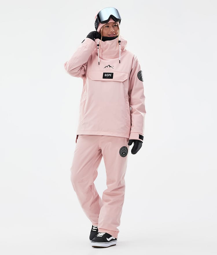 Dope Con W Pantalones Snowboard Mujer Soft Pink - Rosa