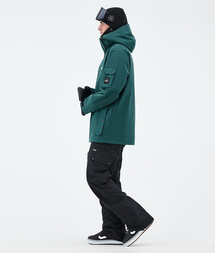 Dope Adept Snowboard Jacket Men Bottle Green, Image 4 of 10