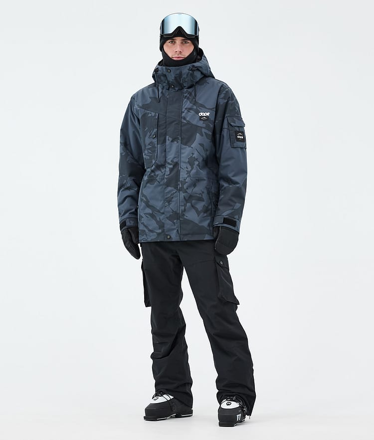 Dope Adept Ski Jacket Men Metal Blue Camo, Image 3 of 10