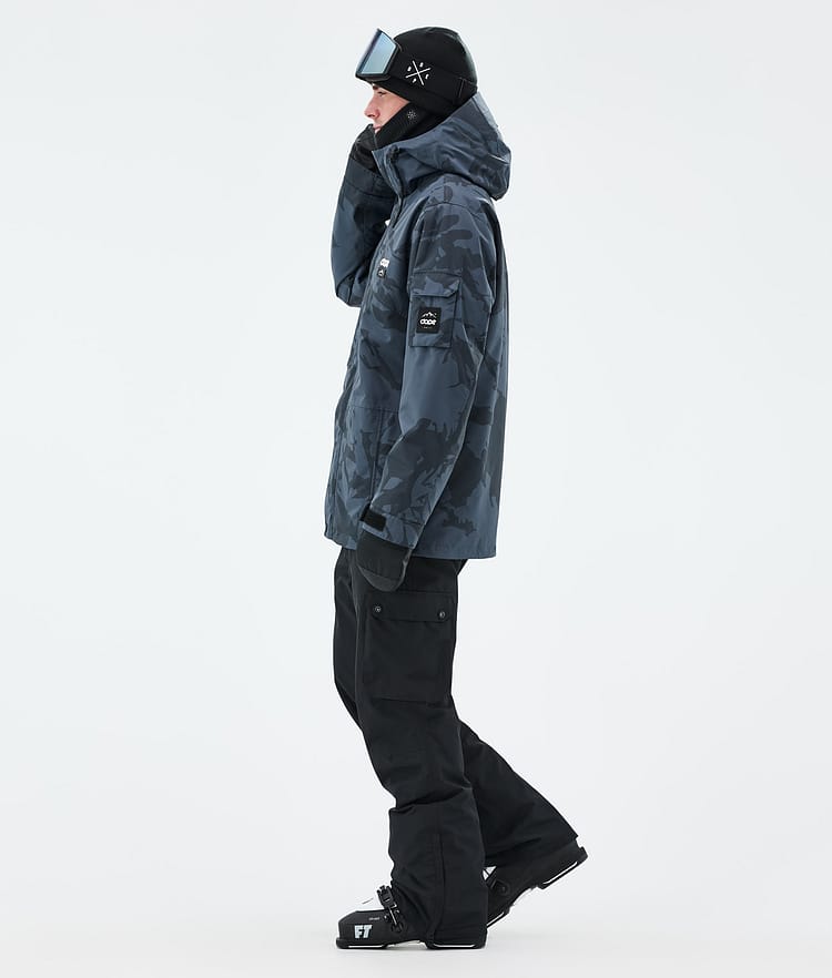 Dope Adept Ski Jacket Men Metal Blue Camo, Image 4 of 10