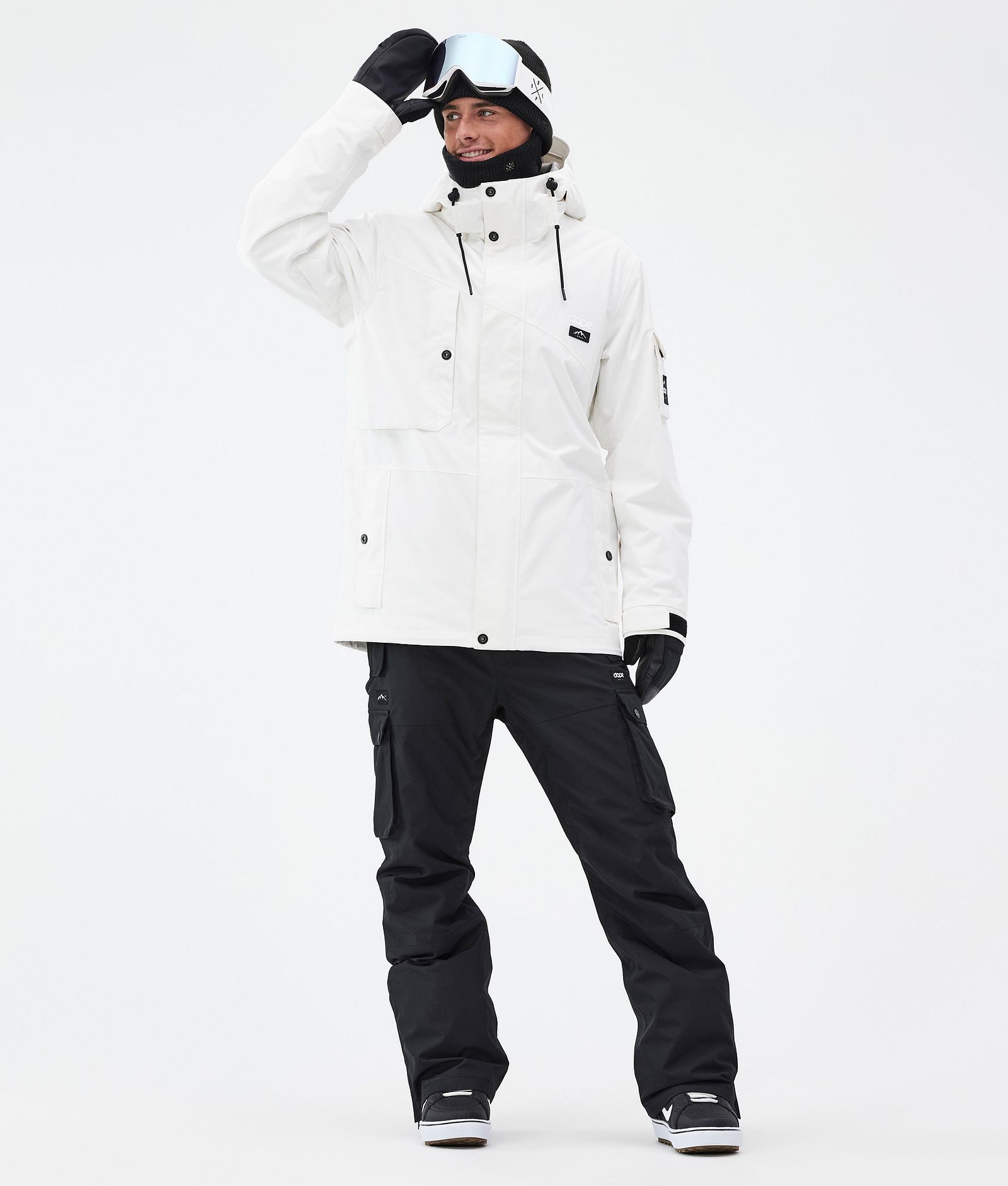 Dope Adept Snowboardjakke Herre Old White Renewed, Billede 2 af 9