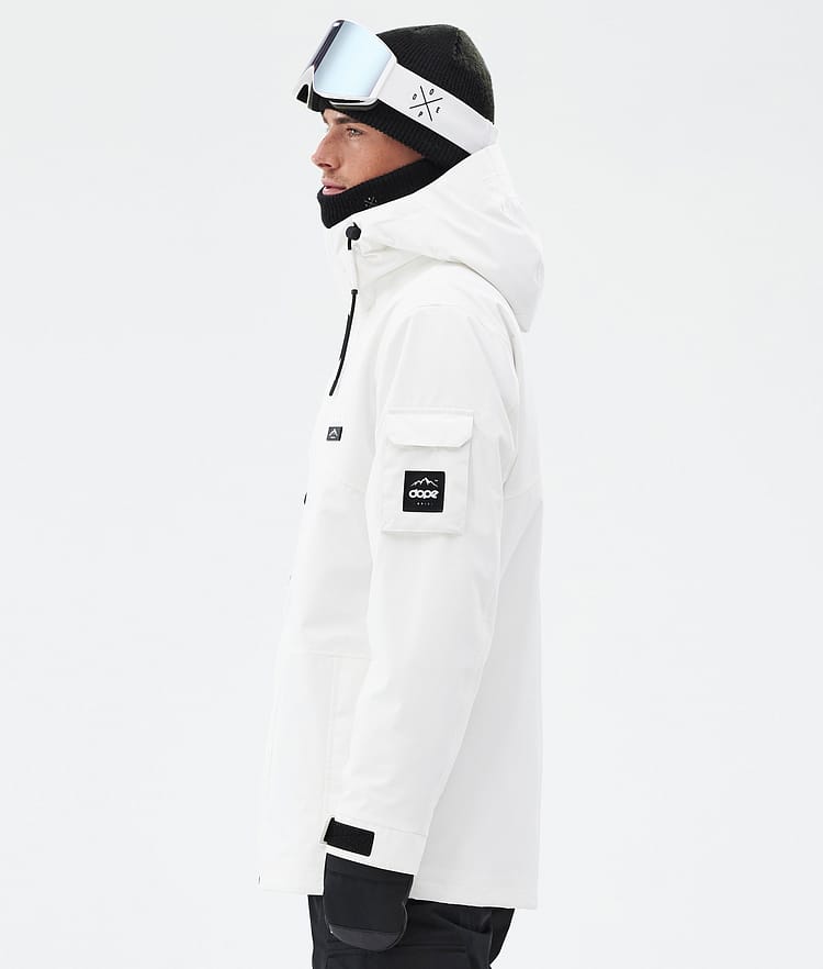 Dope Adept Ski Jacket Men Old White