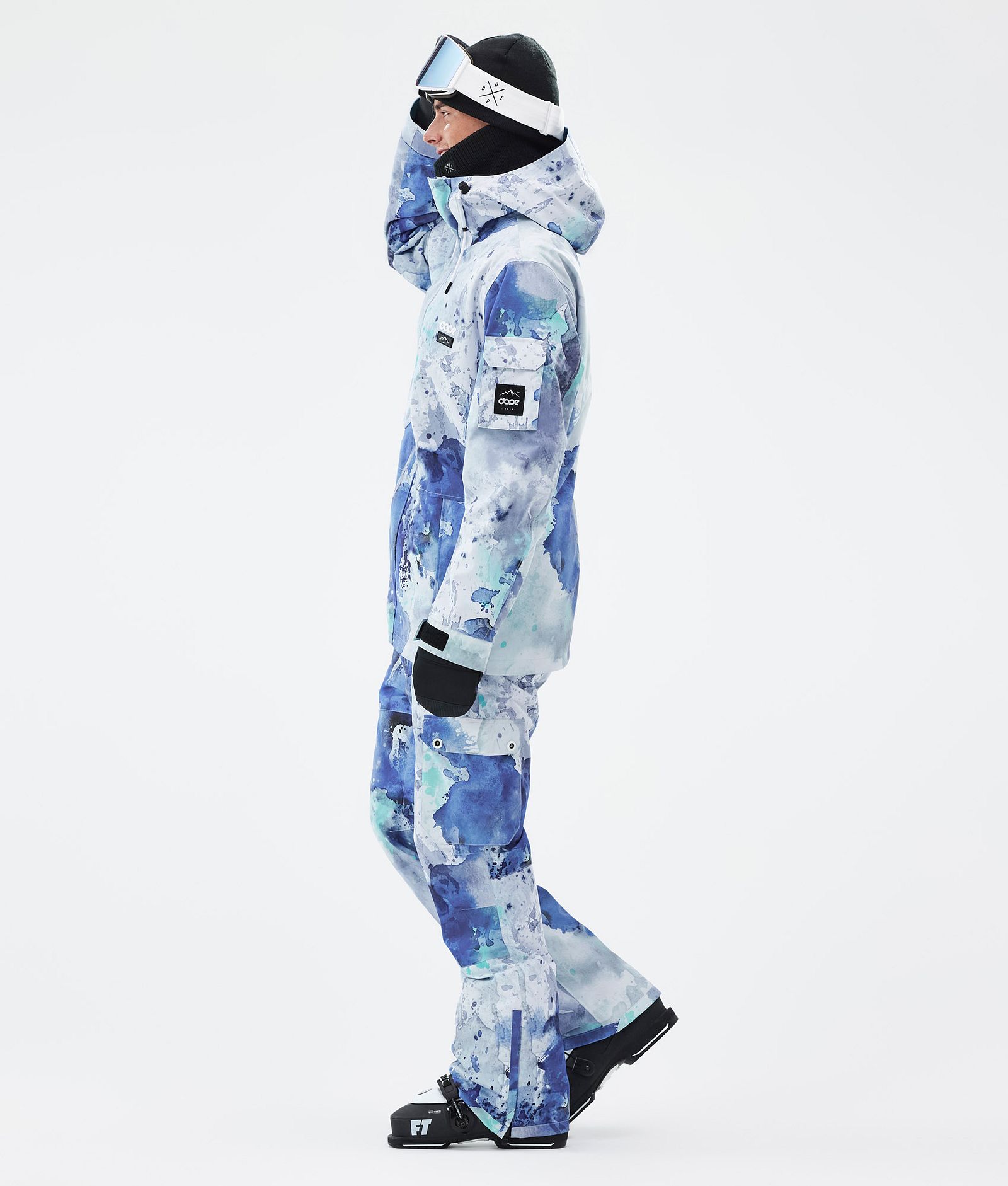 Dope Adept Veste de Ski Homme Spray Blue Green, Image 3 sur 9