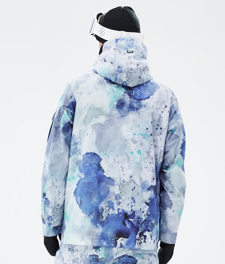 Dope Adept Snowboard Jacket Men Spray Blue Green