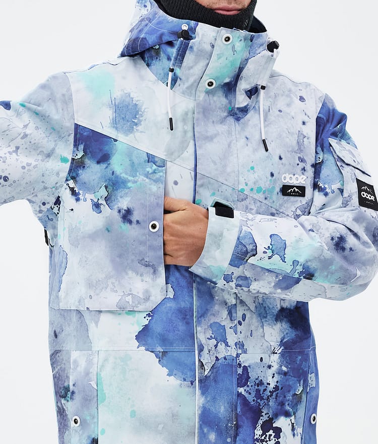 Dope Adept Veste Snowboard Homme Spray Blue Green, Image 8 sur 9