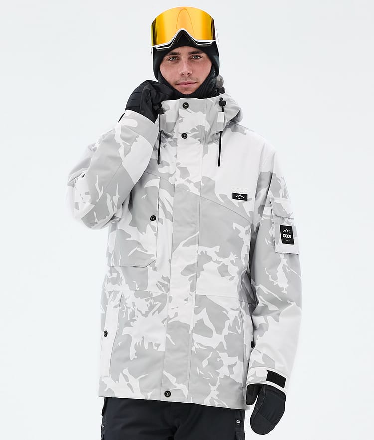Dope Adept Snowboard Jacket Men Grey Camo, Image 1 of 10