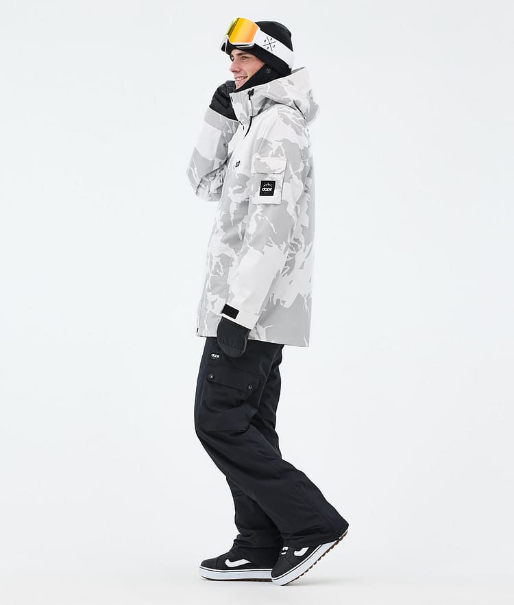 Dope Adept Snowboard Jacket Men Grey Camo, Image 4 of 10