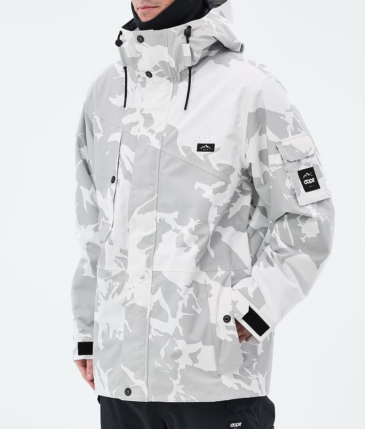 Dope Adept Snowboard Jacket Men Grey Camo, Image 8 of 10