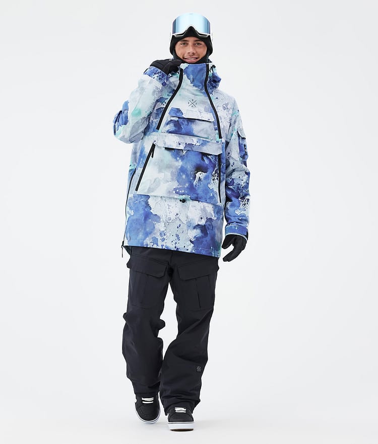 Dope Akin Veste Snowboard Homme Spray Blue Green, Image 3 sur 8