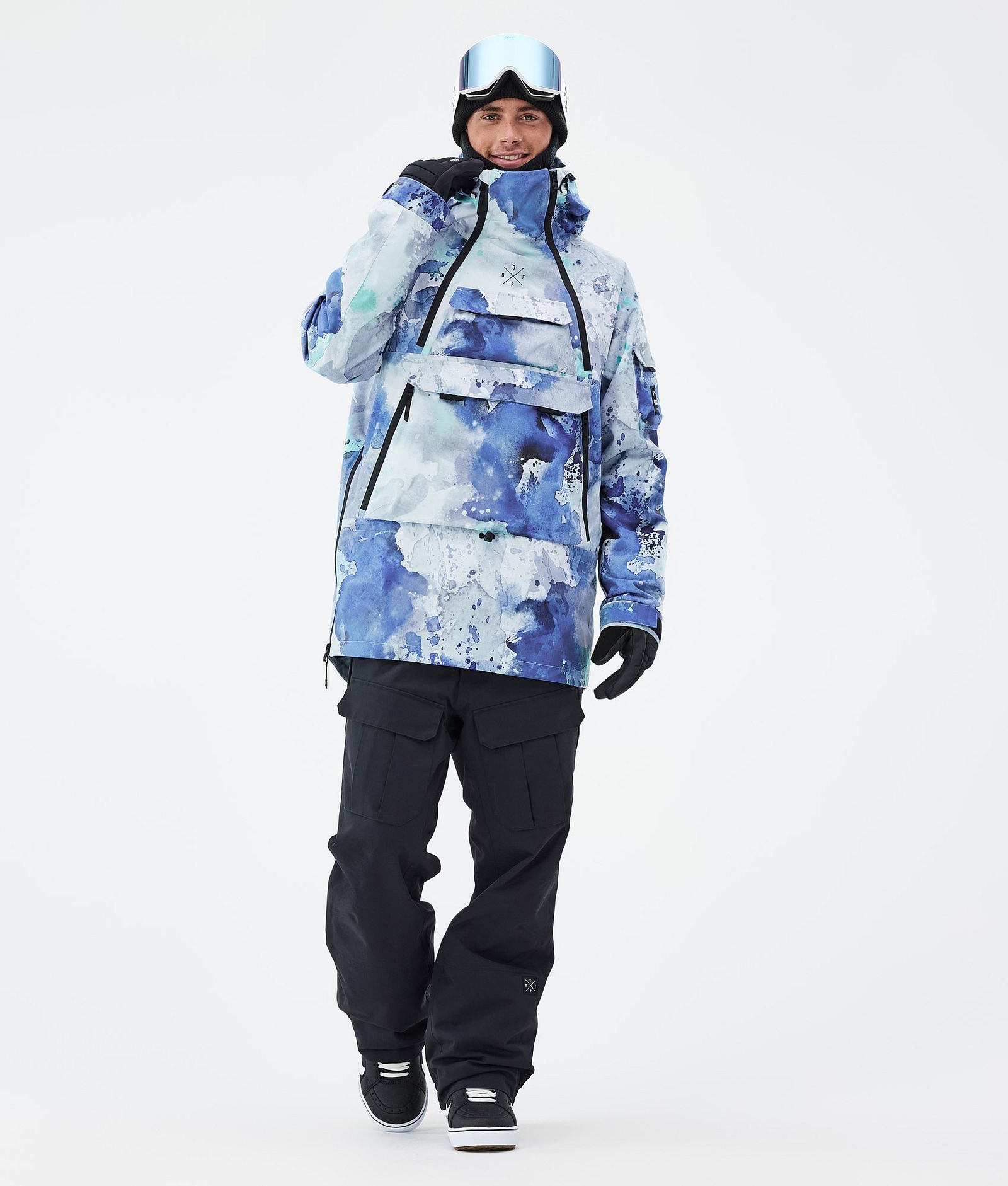 Dope Akin Veste Snowboard Homme Spray Blue Green, Image 2 sur 8