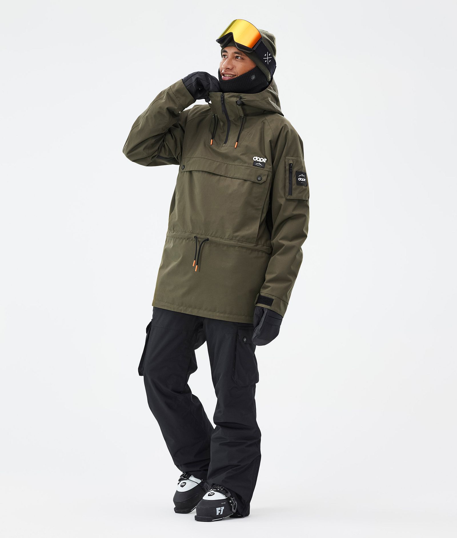 Dope Annok Veste de Ski Homme Olive Green, Image 2 sur 8