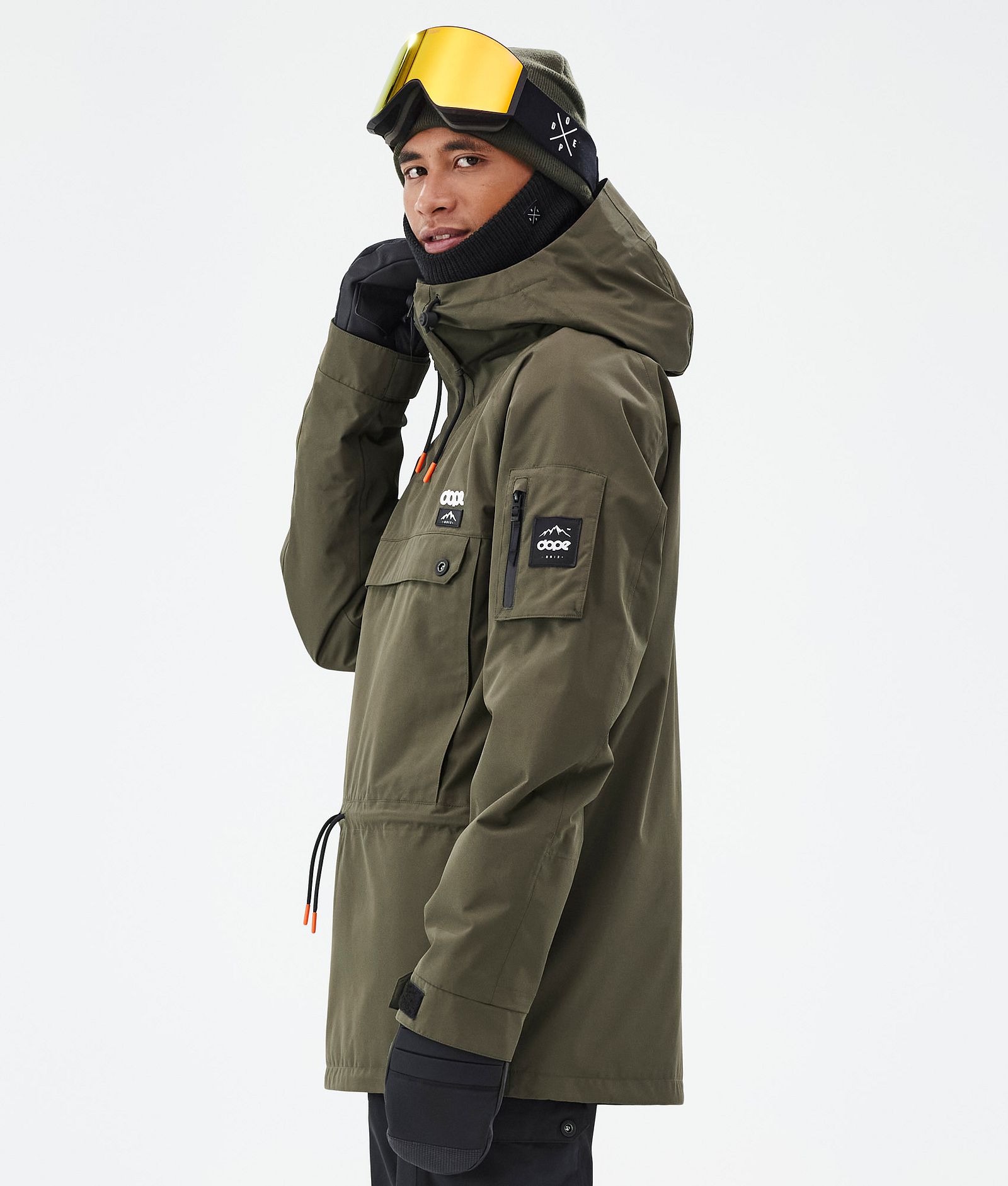 Dope Annok Kurtka Snowboardowa Mężczyźni Olive Green, Zdjęcie 5 z 8