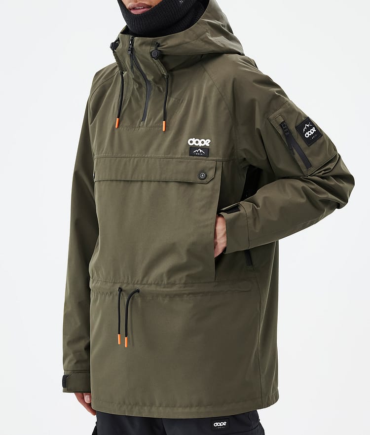 Dope Annok Kurtka Snowboardowa Mężczyźni Olive Green, Zdjęcie 8 z 8