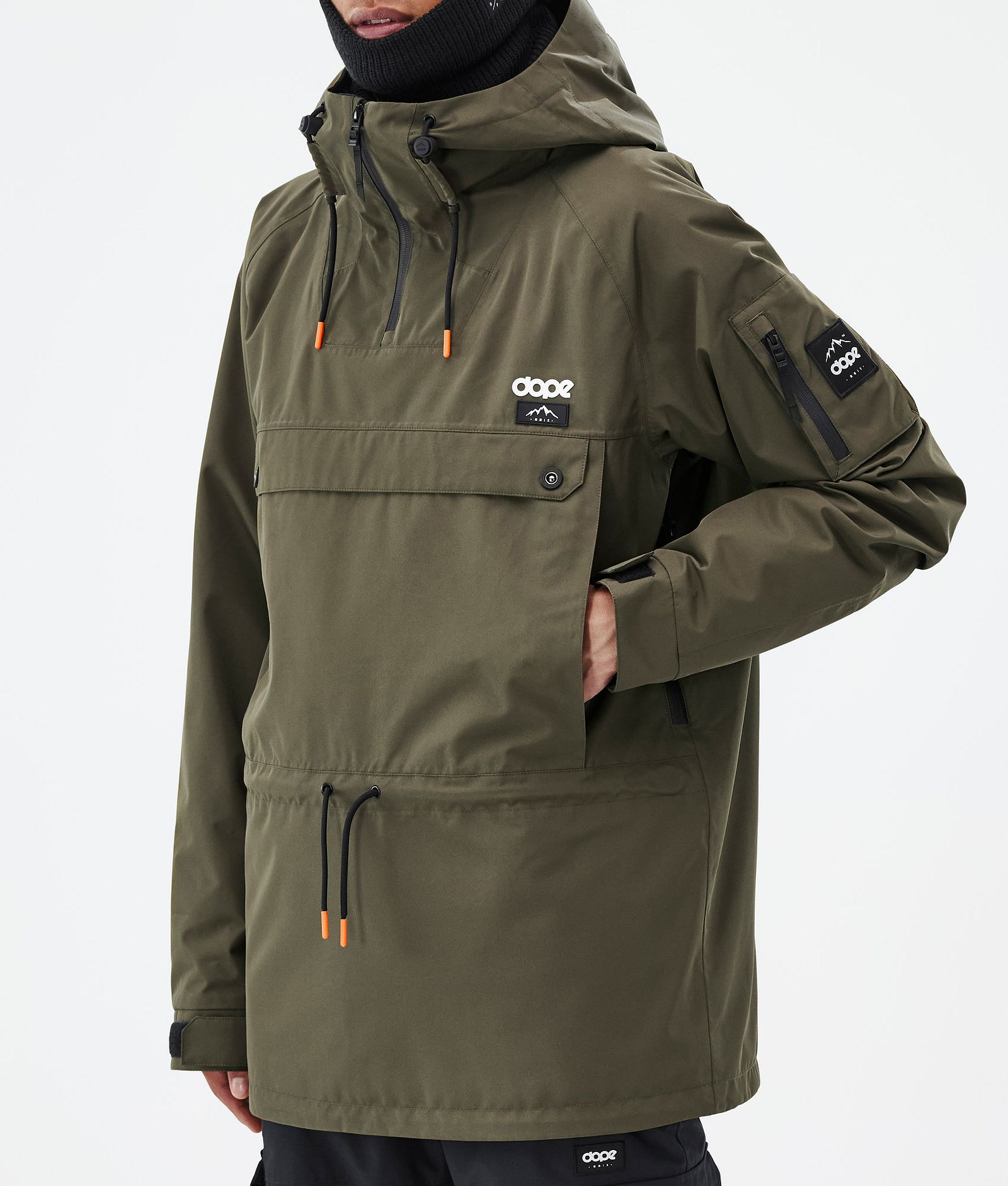 Dope Annok Veste de Ski Homme Olive Green, Image 7 sur 8