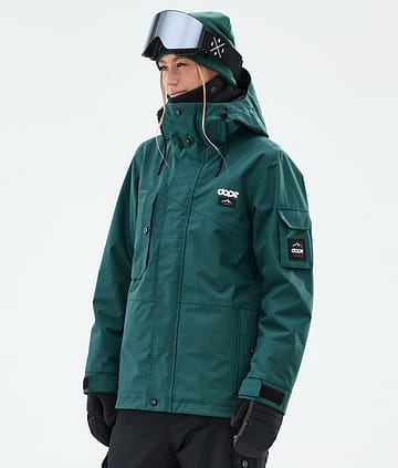 Dope Adept W Kurtka Snowboardowa Kobiety Bottle Green