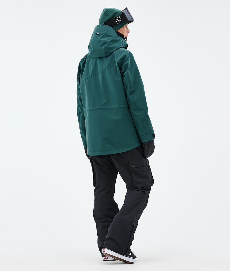 Dope Adept W Snowboard Jacket Women Bottle Green Renewed, Image 5 of 10