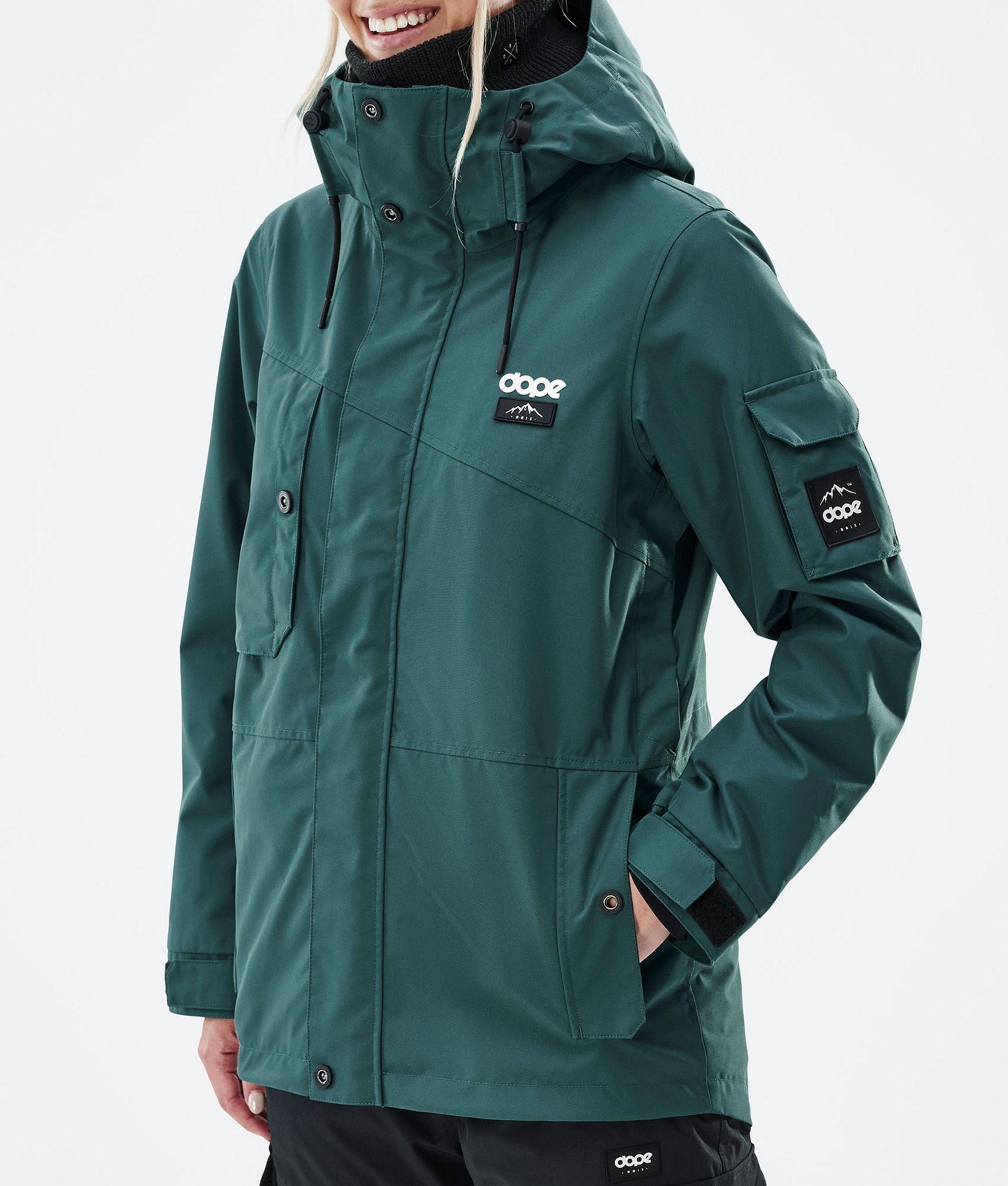 Dope Adept W Chaqueta Esquí Mujer Bottle Green