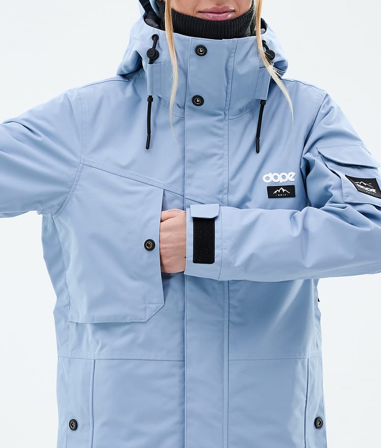 Dope Adept W Giacca Snowboard Donna Light Blue, Immagine 9 di 10