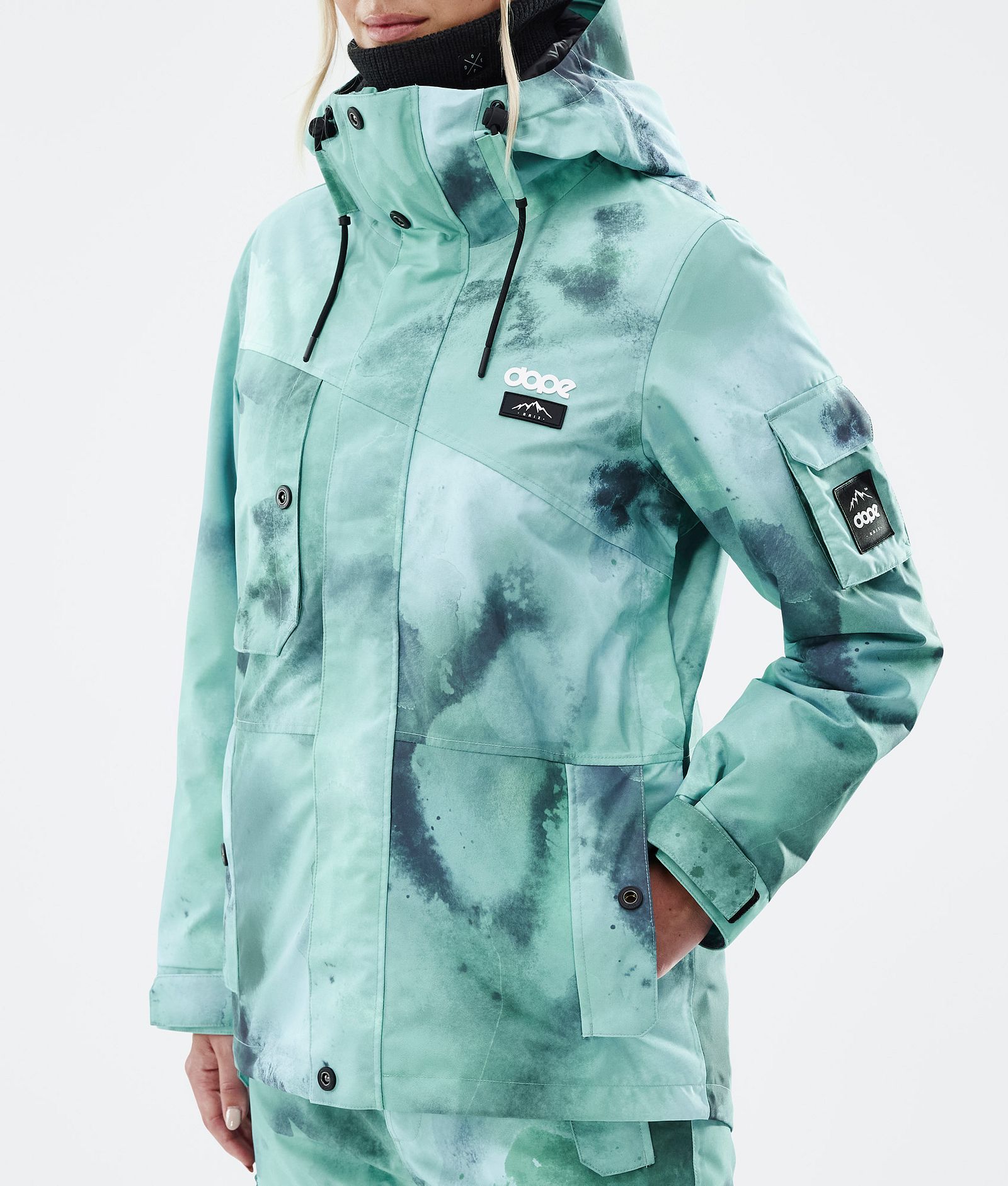 Dope Adept W Giacca Sci Donna Liquid Green