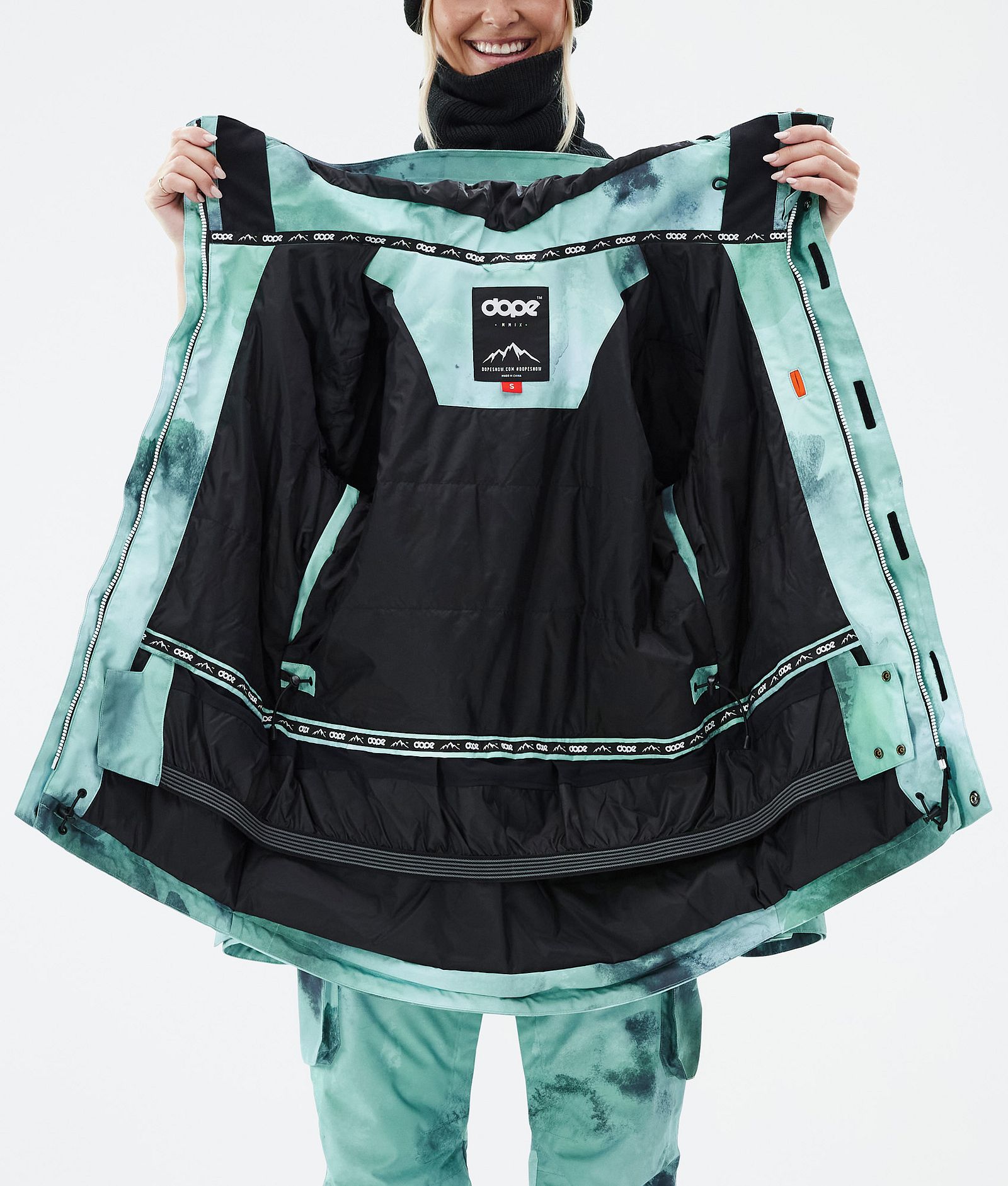 Dope Adept W Ski Jacket Women Liquid Green, Image 9 of 9