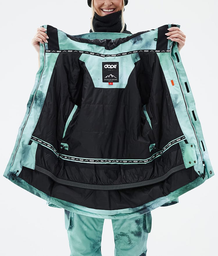 Dope Adept W Veste de Ski Femme Liquid Green, Image 10 sur 9