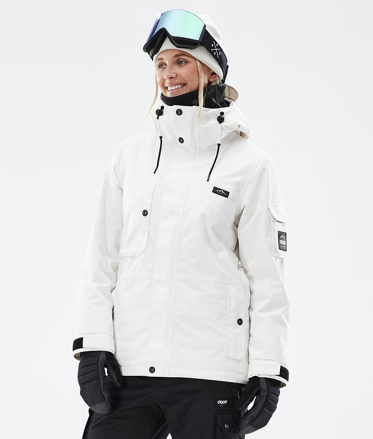 Dope Adept W Snowboard jas Dames Old White, Afbeelding 1 van 9