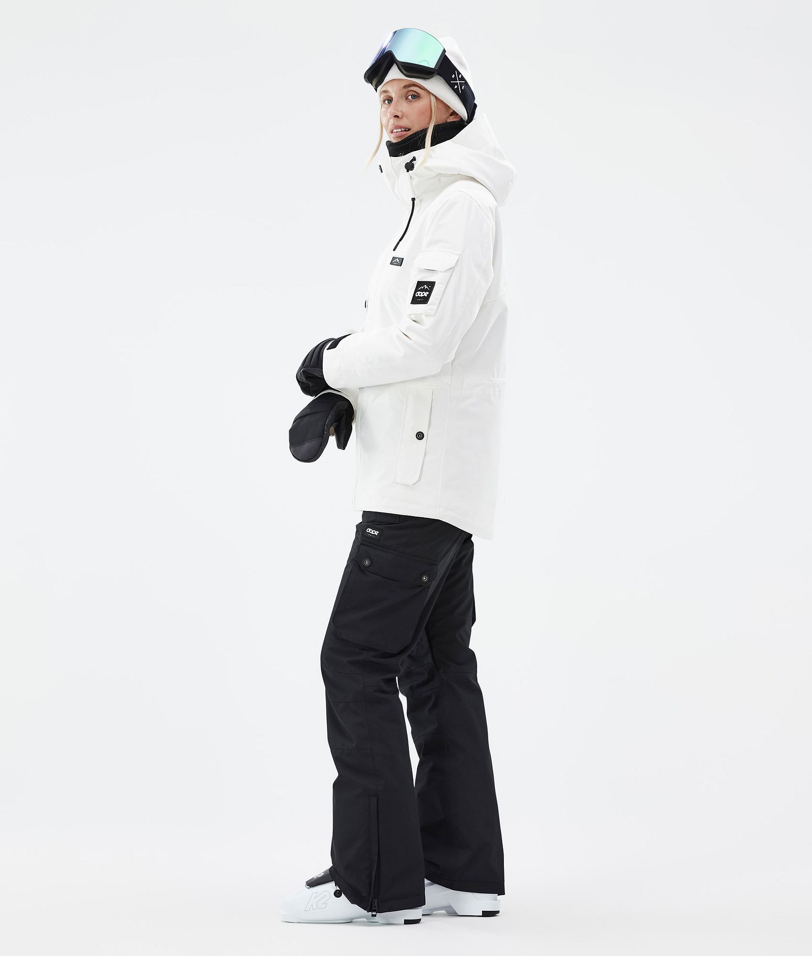 Dope Adept W Ski Jacket Women Old White, Image 3 of 9