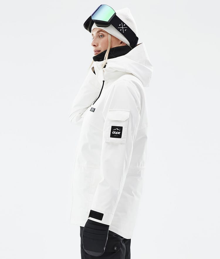 Dope Adept W Snowboard jas Dames Old White, Afbeelding 5 van 9