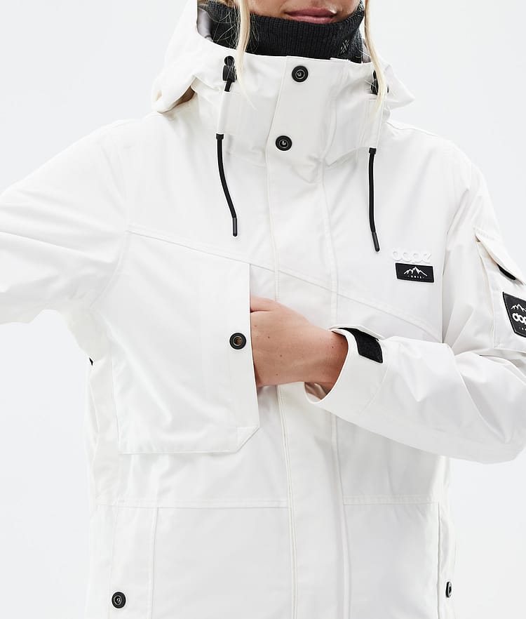 Dope Adept W Snowboard jas Dames Old White, Afbeelding 8 van 9