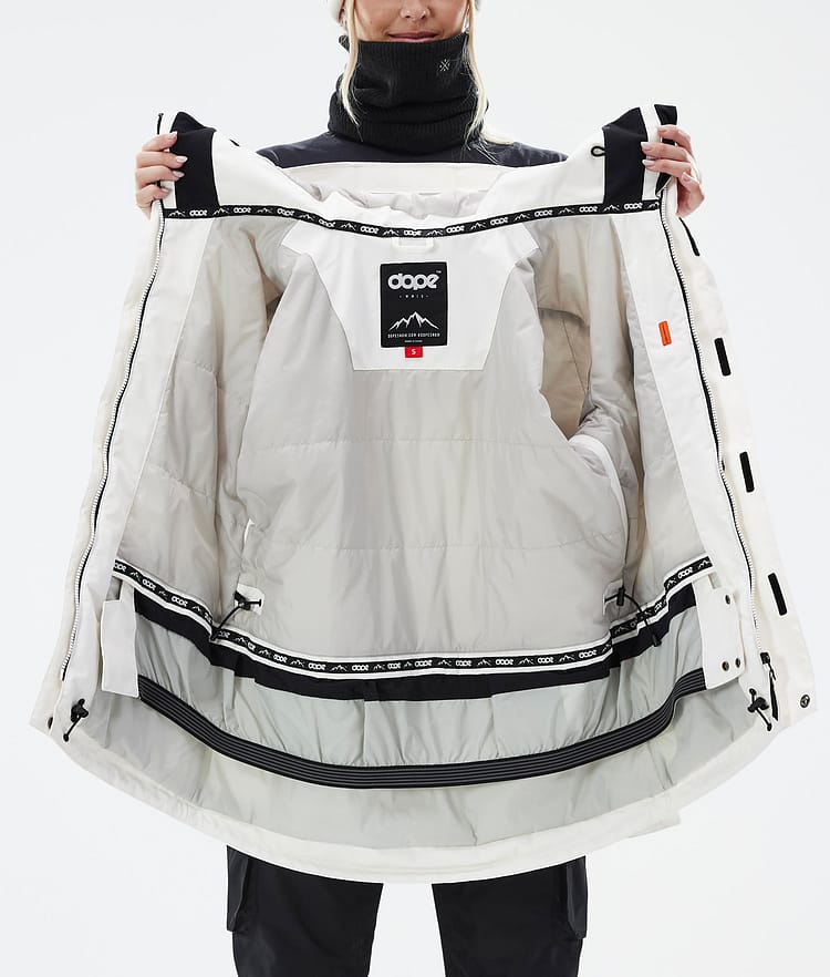 Dope Adept W Snowboard jas Dames Old White, Afbeelding 9 van 9