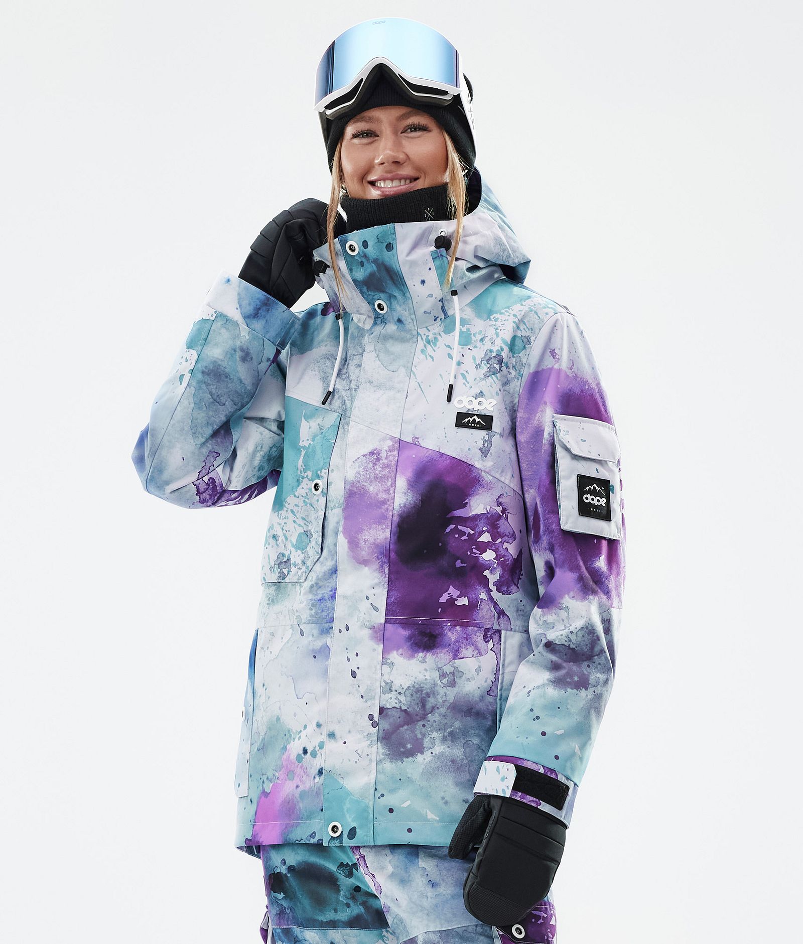 Dope Adept W Giacca Snowboard Donna Spray Green Grape, Immagine 1 di 9