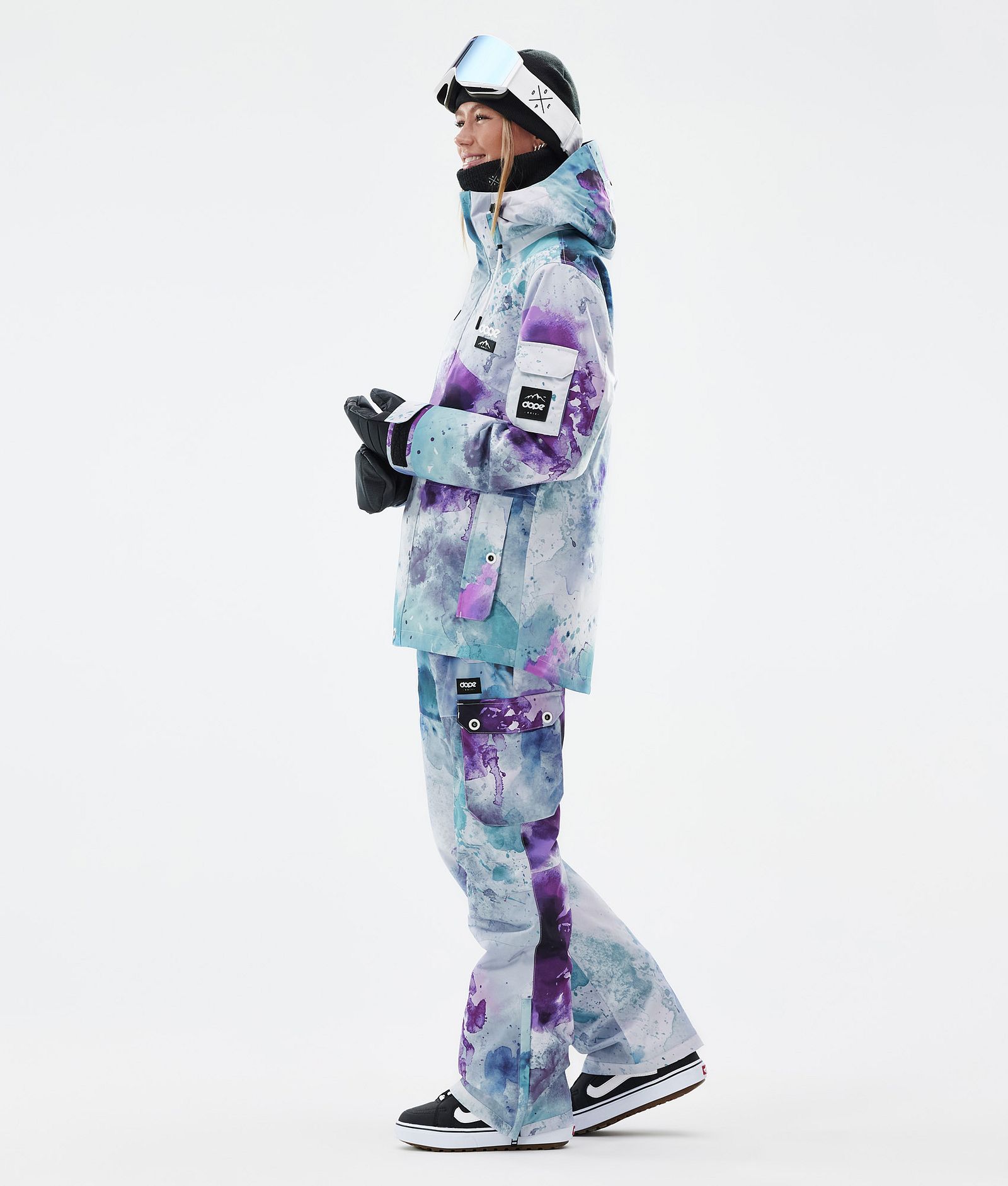 Dope Adept W Giacca Snowboard Donna Spray Green Grape, Immagine 3 di 9