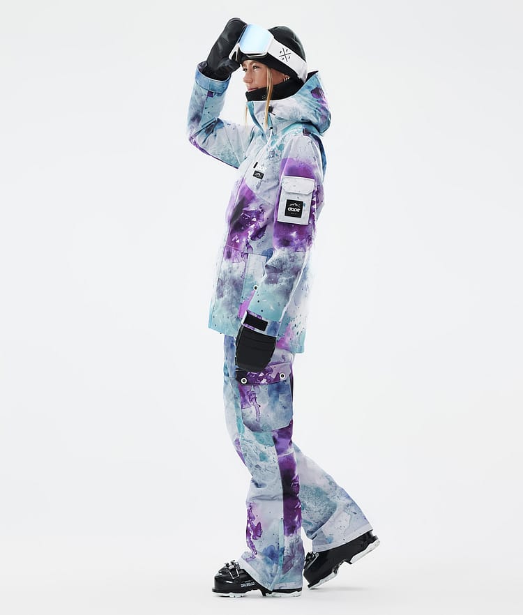 Dope Adept W Ski Jacket Women Spray Green Grape, Image 3 of 9