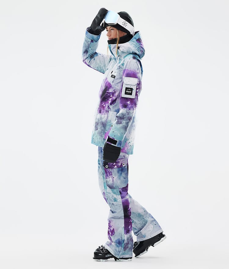 Dope Adept W Ski Jacket Women Spray Green Grape