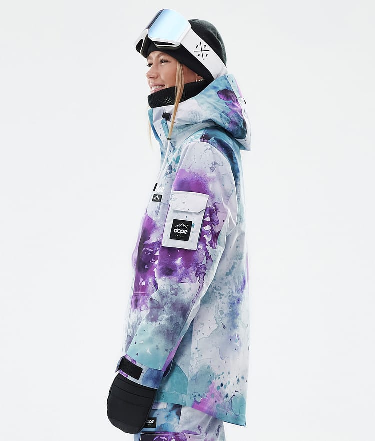 Dope Adept W Veste de Ski Femme Spray Green Grape, Image 6 sur 9