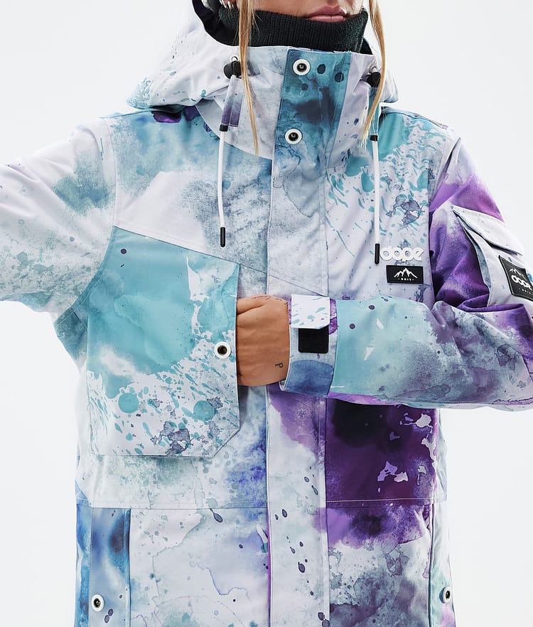 Dope Adept W Ski Jacket Women Spray Green Grape