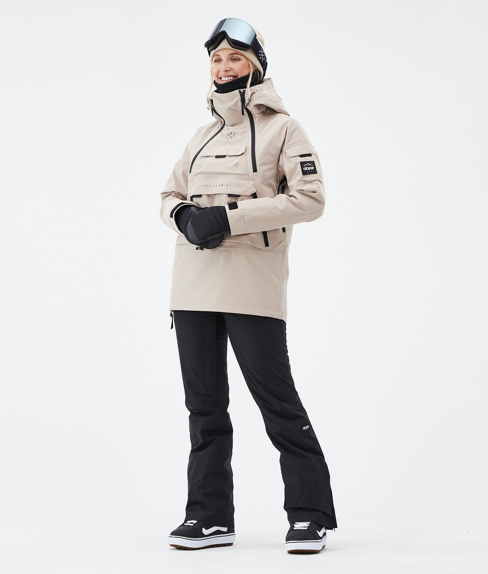 Dope Akin W Veste Snowboard Femme Sand, Image 2 sur 8