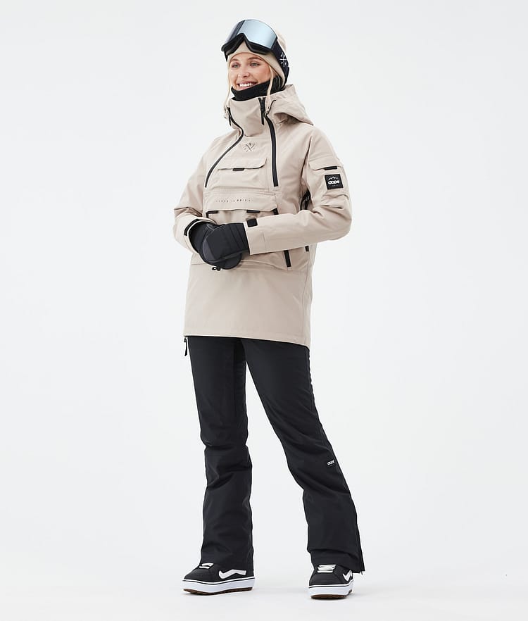 Dope Akin W Giacca Snowboard Donna Sand, Immagine 3 di 8