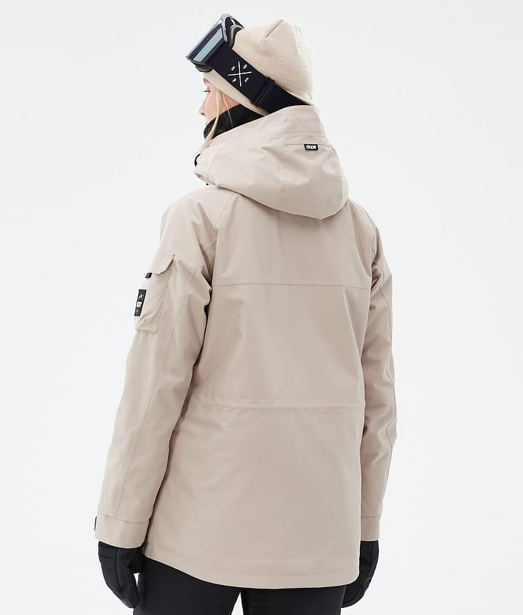 Dope Akin W Snowboard jas Dames Sand, Afbeelding 6 van 8