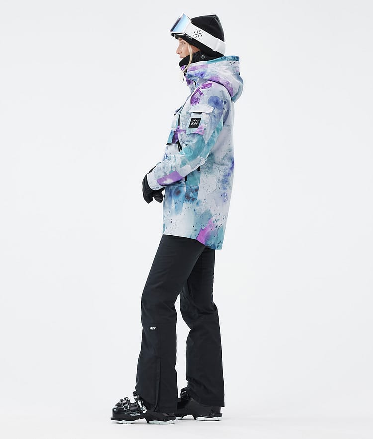 Dope Akin W Ski Jacket Women Spray Green Grape, Image 4 of 8