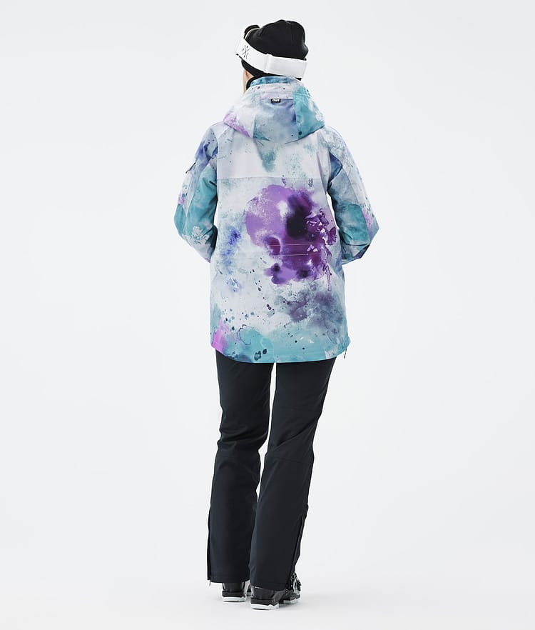 Dope Akin W Ski Jacket Women Spray Green Grape, Image 4 of 8