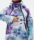 Dope Akin W Snowboard Jacket Women Spray Green Grape
