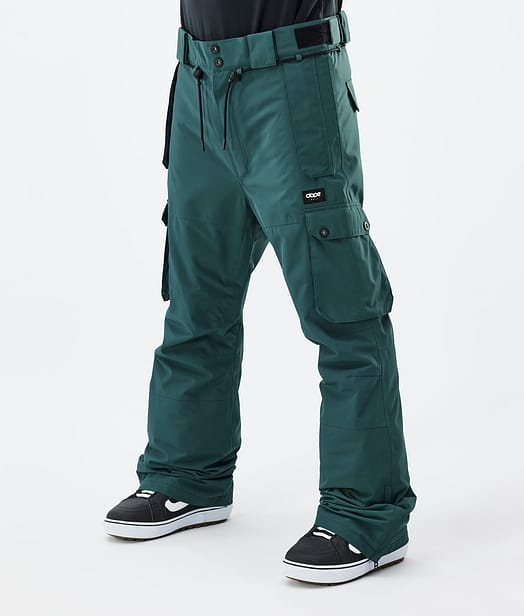 Dope Iconic Kalhoty na Snowboard Pánské Bottle Green