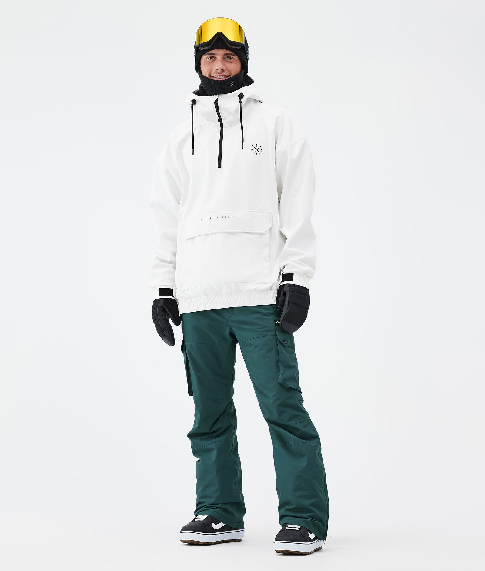 Dope Iconic Pantaloni Snowboard Uomo Bottle Green