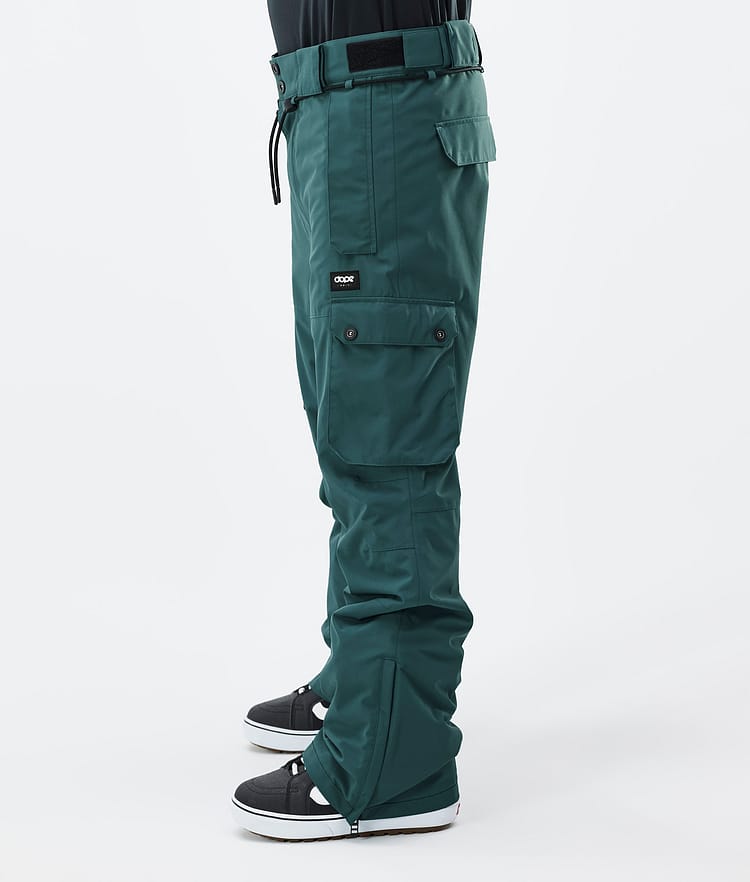 Dope Iconic Snowboard Pants Men Bottle Green Renewed