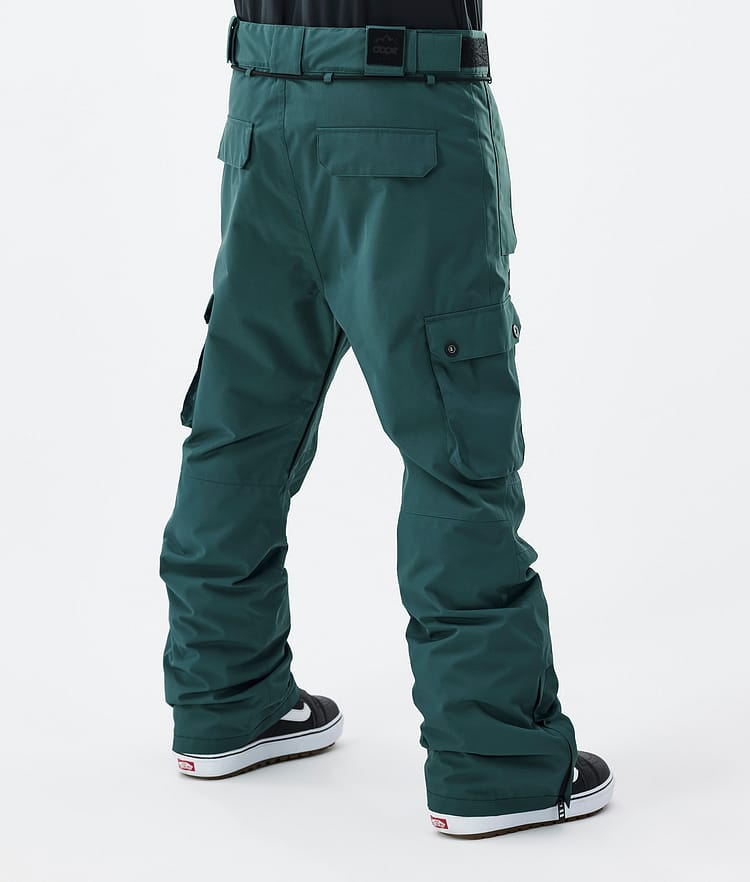 Dope Iconic Snowboard Pants Men Bottle Green Renewed, Image 4 of 7