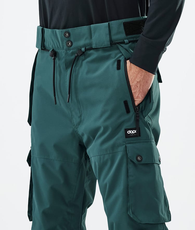 Dope Iconic Pantaloni Snowboard Uomo Bottle Green Renewed, Immagine 5 di 7