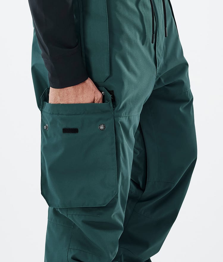 Dope Iconic Pantaloni Snowboard Uomo Bottle Green, Immagine 6 di 7